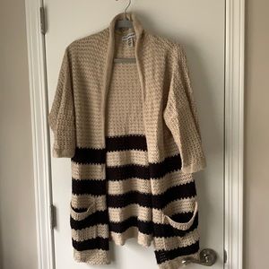 Long stripe sweater